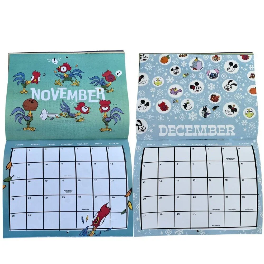 NEW Set of‎ 2 2026 Disney DisneyWorld Annual Passholder Exclusive Calendar